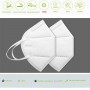 10 PCS KN95 Regular Masks Bagged Air Purifying Dust Pollution Vented Respirator Face Mouth Masks
